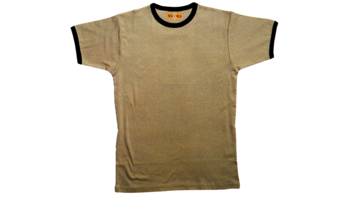 Contrast round neck T-Shirt