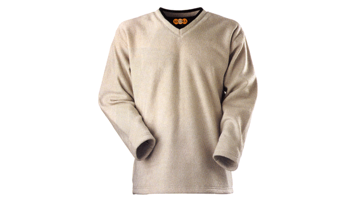 Outdoor Fleece V-neck Sweater